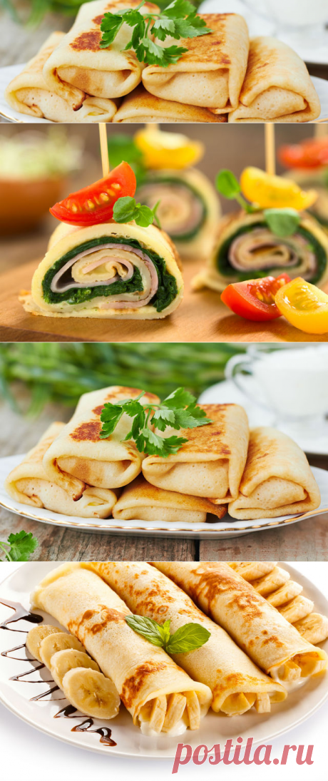 Печем блины на Масленицу, вкусные начинки для блинов