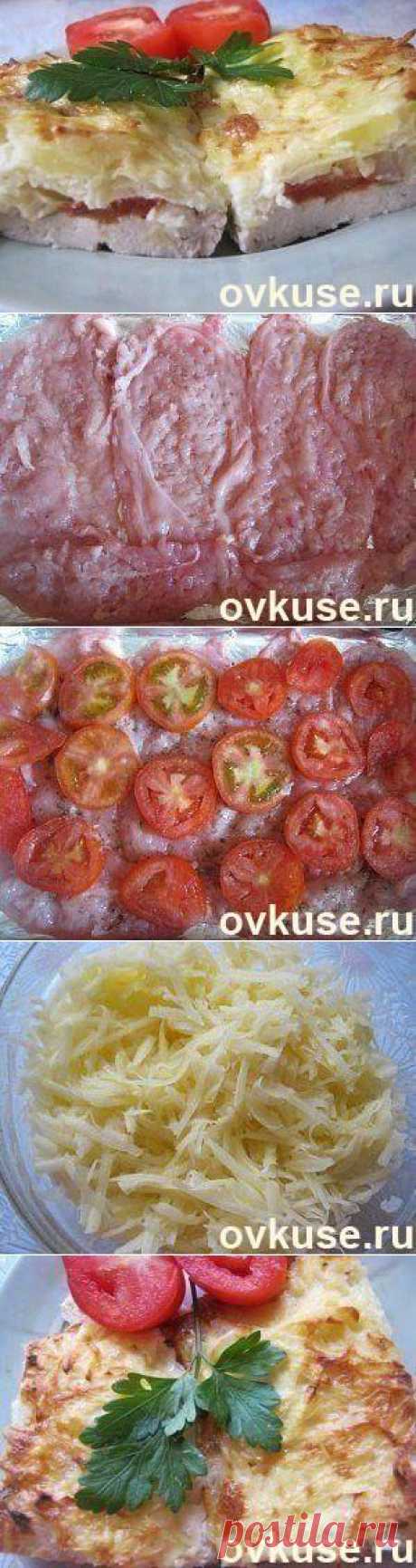 &quot;курица запеченная под тертым картофелем &quot; - Простые рецепты Овкусе.ру