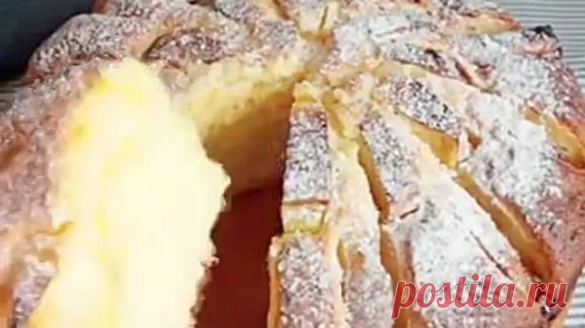 ТВОРОЖНАЯ ШАРЛОТКА (описание под видео)