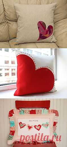 подушки-валентинки