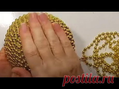 НЕВЕРОЯТНЫЙ Результат! Резиновый шар и МНОГО краски и клея.Удивительный декор на Пасху своими руками