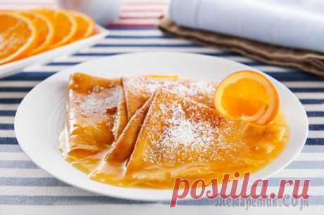 Французские блинчики CREPE SUZETTE