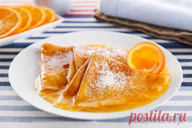 Французские блинчики CREPE SUZETTE