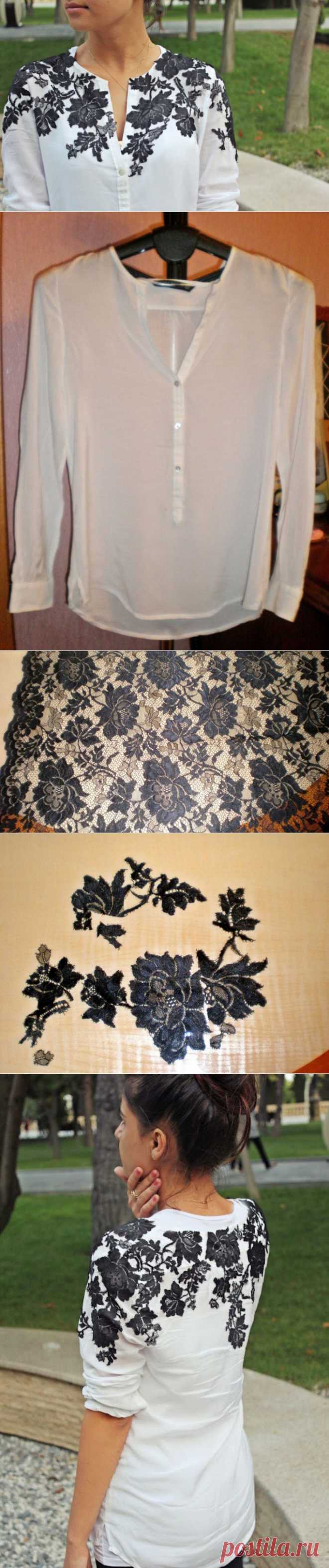 Аппликация кружевом (DIY) / Кружево /