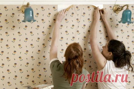 Бумажные обои для стен: 8 проблем и их решение без переклейки