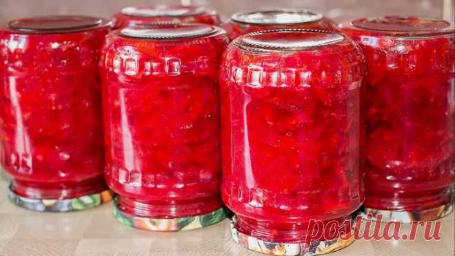 Заправка для Борща на Зиму! Рецепт, который получается всегда!