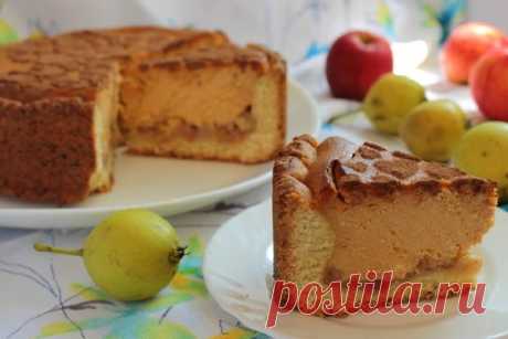 СЫРНИК С ЯБЛОКАМИ И ГРУШАМИ — Домашний уют