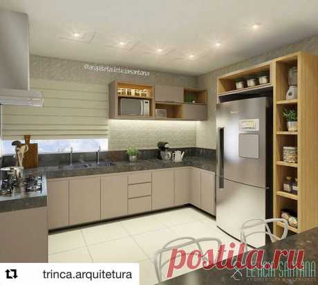 Публикация Anpi Arquitetura в Instagram • Июн 6 2017 в 11:27 UTC 207 отметок «Нравится», 4 комментариев — Anpi Arquitetura (@anpiarquitetura) в Instagram: «Bom diaaa 😍😍 Uma cozinha bafônica passando na sua timeline! ❤❤❤By: @arquiteta.leticiasantana . .…»