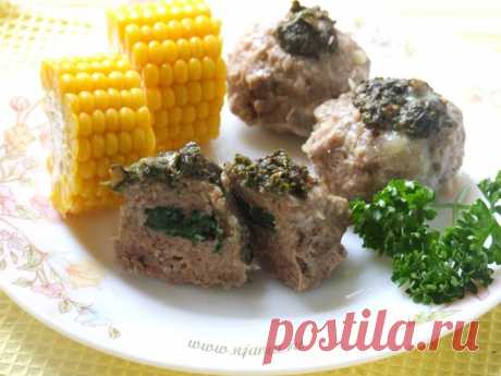 Паровые мясные «ёжики» с зеленью | Готовим вместе с Нямой