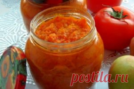 Аджика из яблок на зиму - Закрутки на зиму