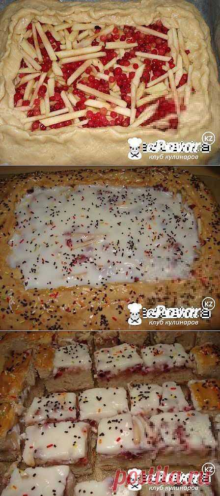 Пирог с яблоками и брусникой — Рецепт приготовления с фото — Рецепты выпечки, Пироги и пирожки