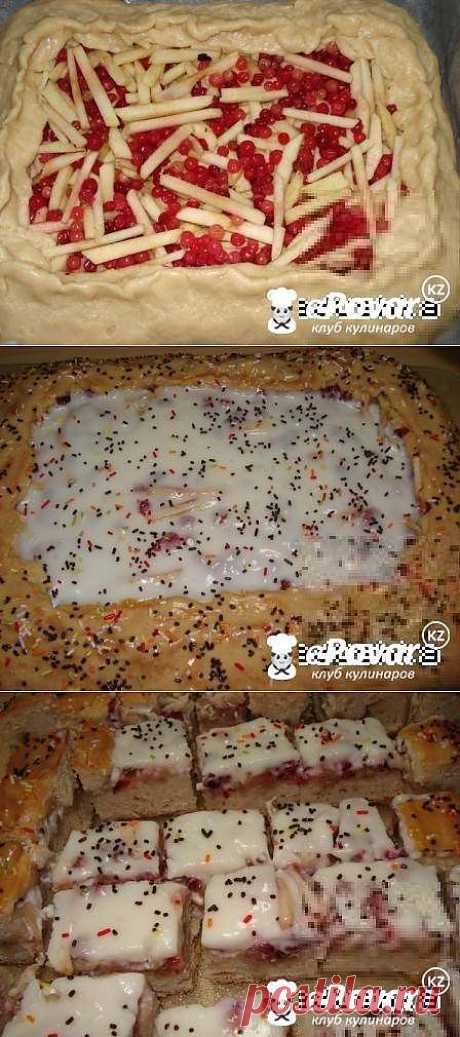 Пирог с яблоками и брусникой — Рецепт приготовления с фото — Рецепты выпечки, Пироги и пирожки