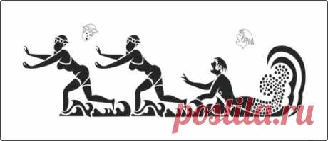 Very unusual bathroom stencil design for sale