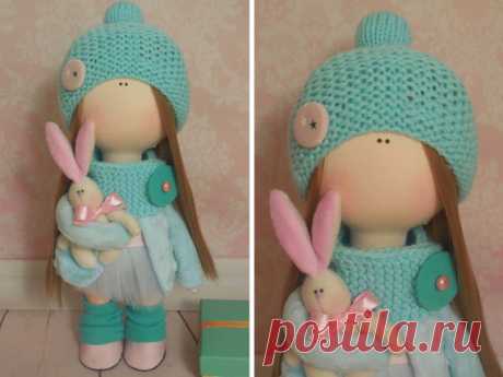 Cloth doll Tilda doll Textile doll Handmade by AnnKirillartPlace