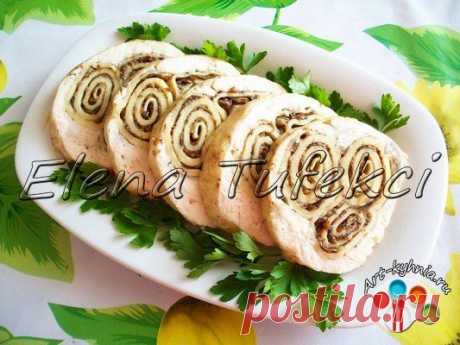 Куриный рулет с блинами (МК от Елены) » Арт-кухня