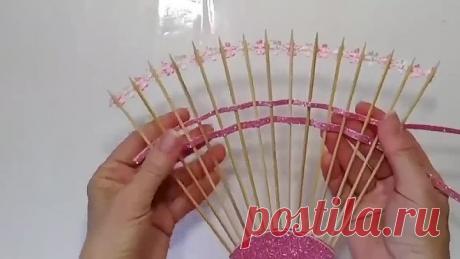 Красота из деревянных палочек своими руками!