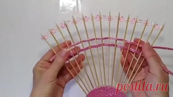 Красота из деревянных палочек своими руками!