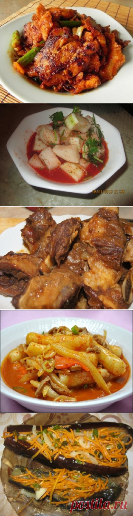 Корейская кухня - фото рецепты приготовления блюд в домашних условиях