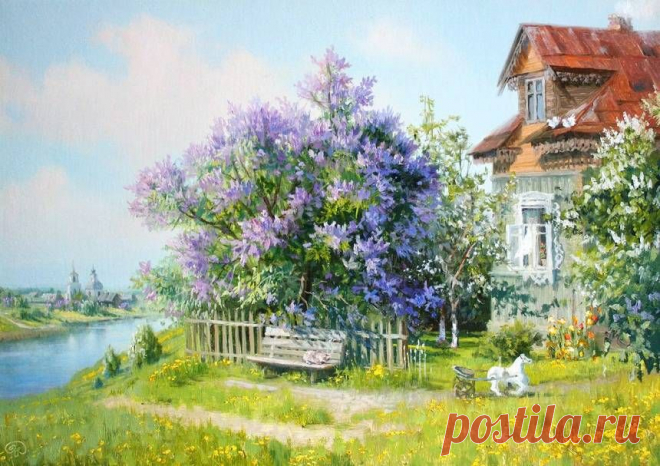 Художник Владимир Жданов.Пейзажи и натюрморты