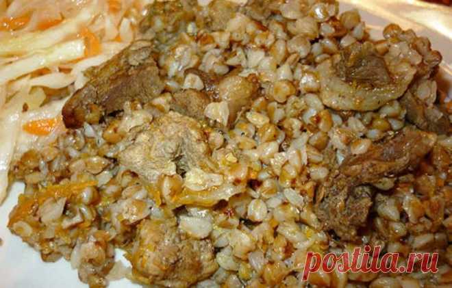 Гречка с мясом в мультиварке / Простые рецепты