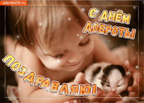 С Днем всемирным доброты!
Помоги старушке ты
И больного навести,
И у дома подмети...