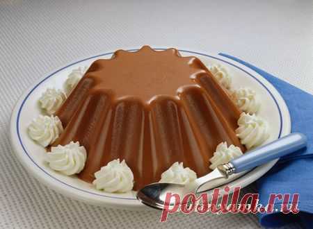 Шоколадное бланманже