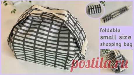 コンビニ用サイズ, シュパット風エコバッグ作り方, Ecobag/Shopping bag for convenience store, small size, diy