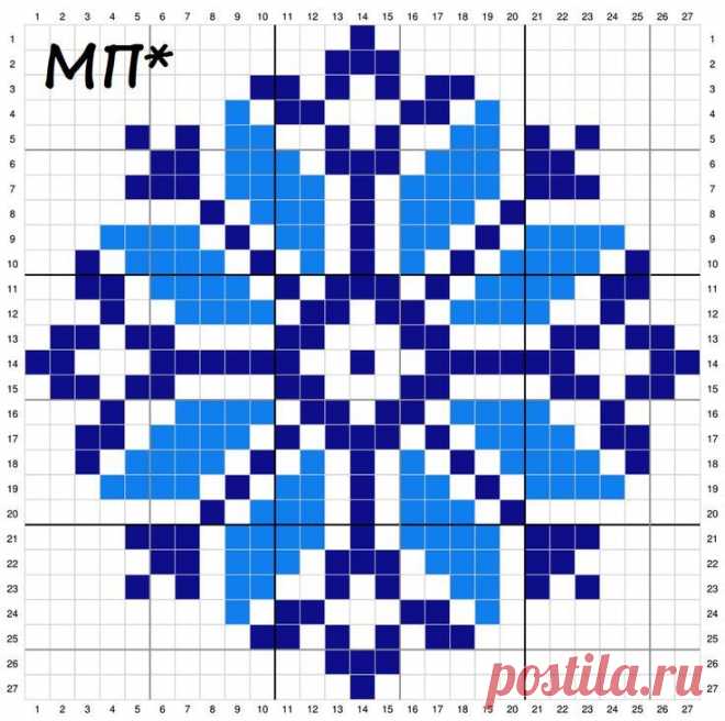 a blue and white cross stitch pattern with the word mtt on it in black