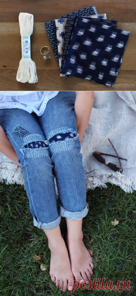 Стильные заплатки для денима в японском стиле: что такое "боро" и "сашико"