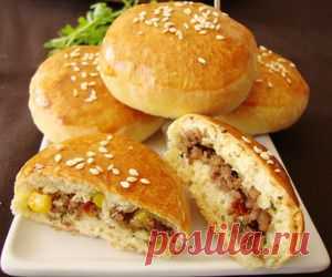 Пирожки "Mexican Buns" - кулинарный рецепт