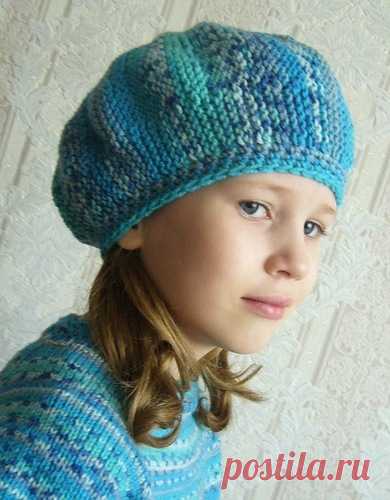 Беретки из DROPS (модель 110-5)