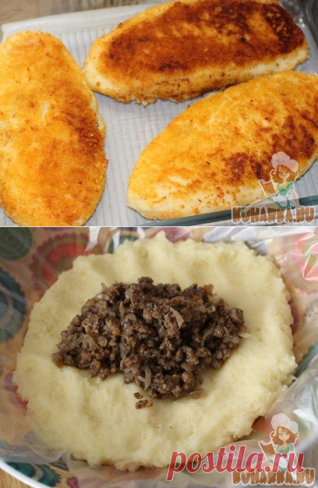 Рецепт: Картофельные зразы с мясом