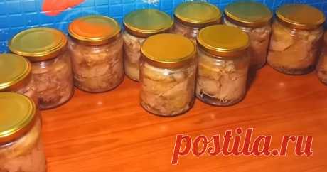 Домашняя куриная тушенка : вкуснее, чем из магазина