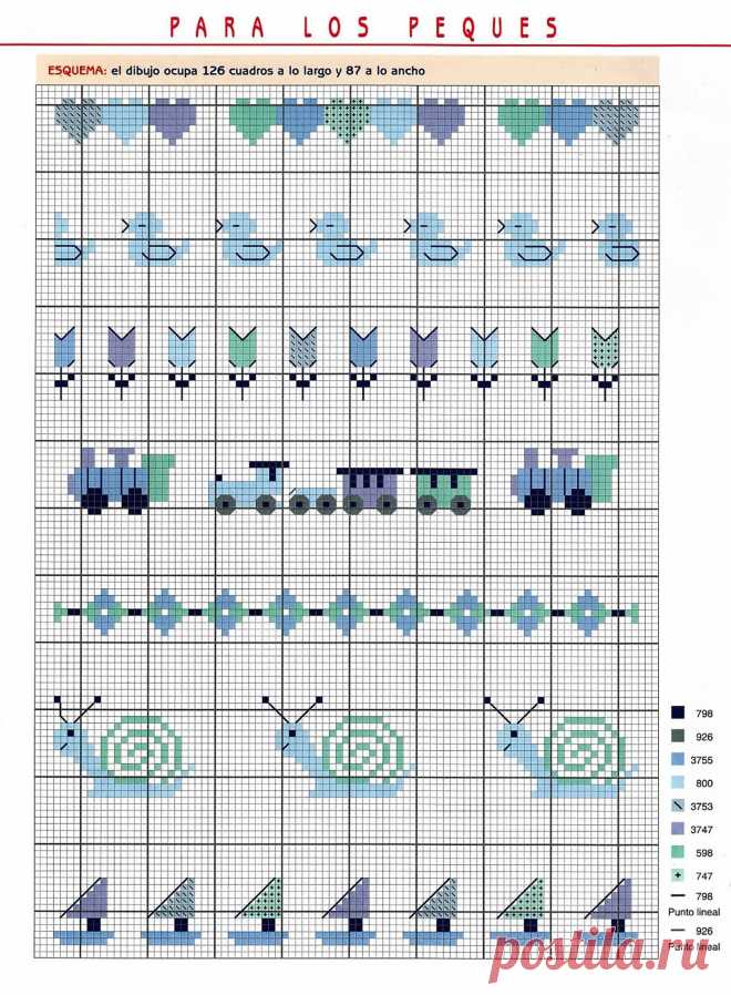 Вышивка крестом для детей