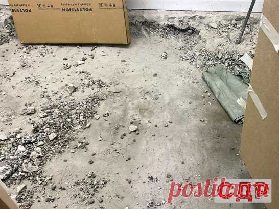 Демонтаж стяжки бетонного пола в Москве - демонтажные работы