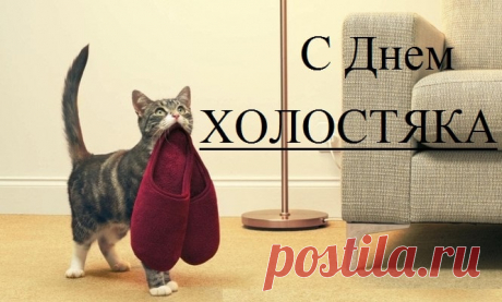 С днем холостяка, прекрасные мужчины, ваша харизма и свобода привлекает дам, не бойтесь изменений на личном фронте, пусть дама вашего сердца найдётся и не будет больше печальных тягот жизни в одиночестве или резких перемен среди красивых женщин. Пусть будет одна и только ваша верная спутница!