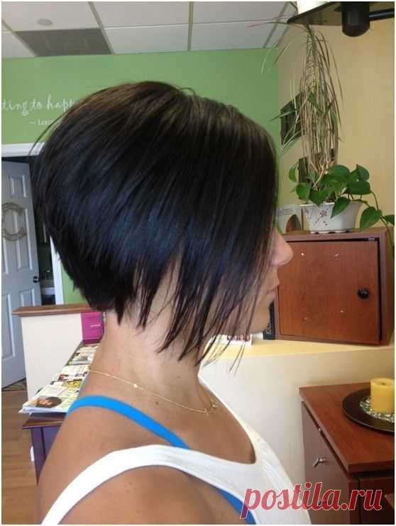 Sassy Stacked Bob Haircut