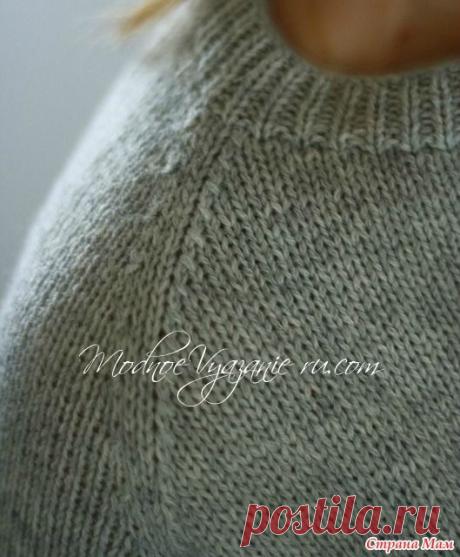 Все вы знаете,что по линии реглана делаются прибавки в каждом 2-3 ряду, это зависит от фасона, фигуры, плотности вязания.Но оказывается,что ритм прибавлений вдоль регланной линии совершенно