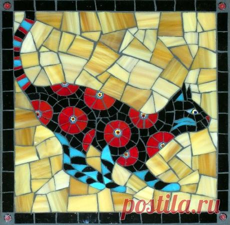 Mosaic Cats by Christine Brallier - christinemarie