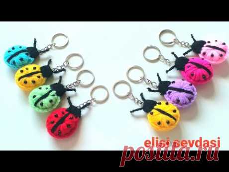 👉PUFF PUFF 🐞SUBTİTLED🐞RENK  RENK ANAHTARLIK YAPALIM/Puff Puff crochet keychain