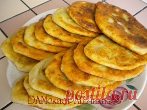 Тонкие пирожки с картошкой на кефире | DAMские PALьчики. ru