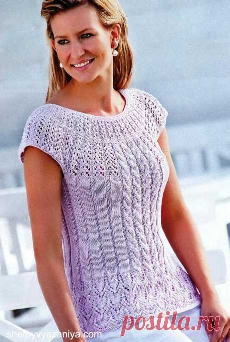 Невероятно красивый топ с круглой кокеткой — Сделай сам, идеи для творчества - DIY Ideas