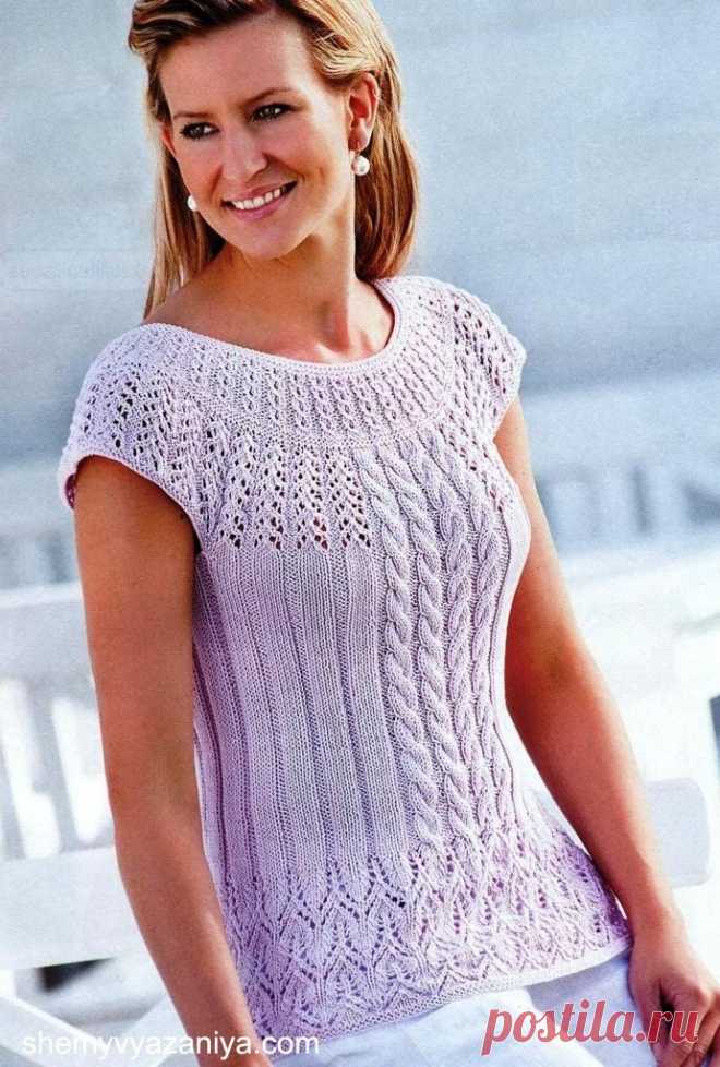 Невероятно красивый топ с круглой кокеткой — Сделай сам, идеи для творчества - DIY Ideas