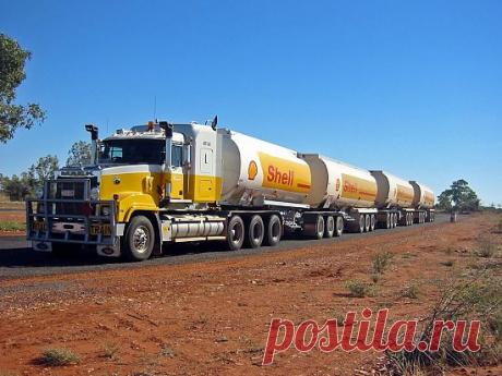 Картинка Road Train Australia / Автопоезд в Австралии » Грузовики » Автомобили » Картинки 24 - скачать картинки бесплатно