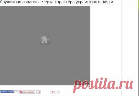 Двуличная сволочь - черта характера украинского вояки