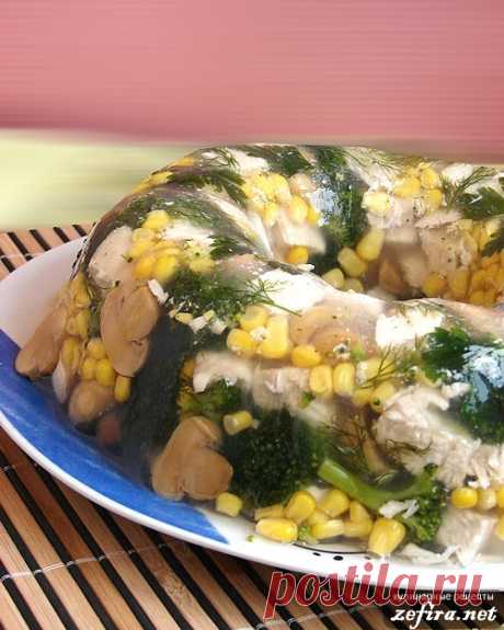 ЗАЛИВНОЕ АССОРТИ С КУРИЦЕЙ.