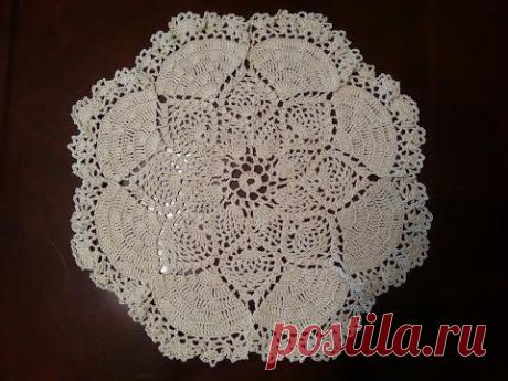 Dove Doily Part 1
