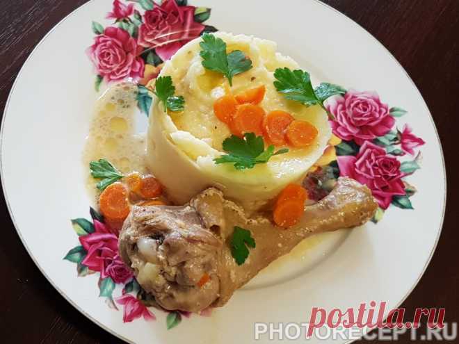 Тушеная курица в мультиварке - рецепт с фото пошагово