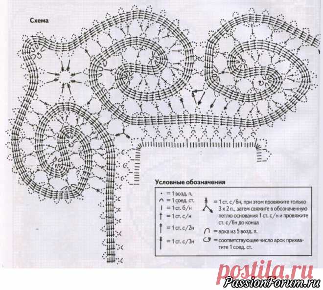 Белая салфетка