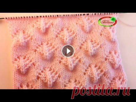 №67 Ажурная елочка спицами  Для детских вещей, Knitting pattern Легкий, простой узор спицами. Интересно и необычно смотрится. Ажурная елочка довольно выразительно смотрится на вязаном полотне. Эти бесплатные уроки ...